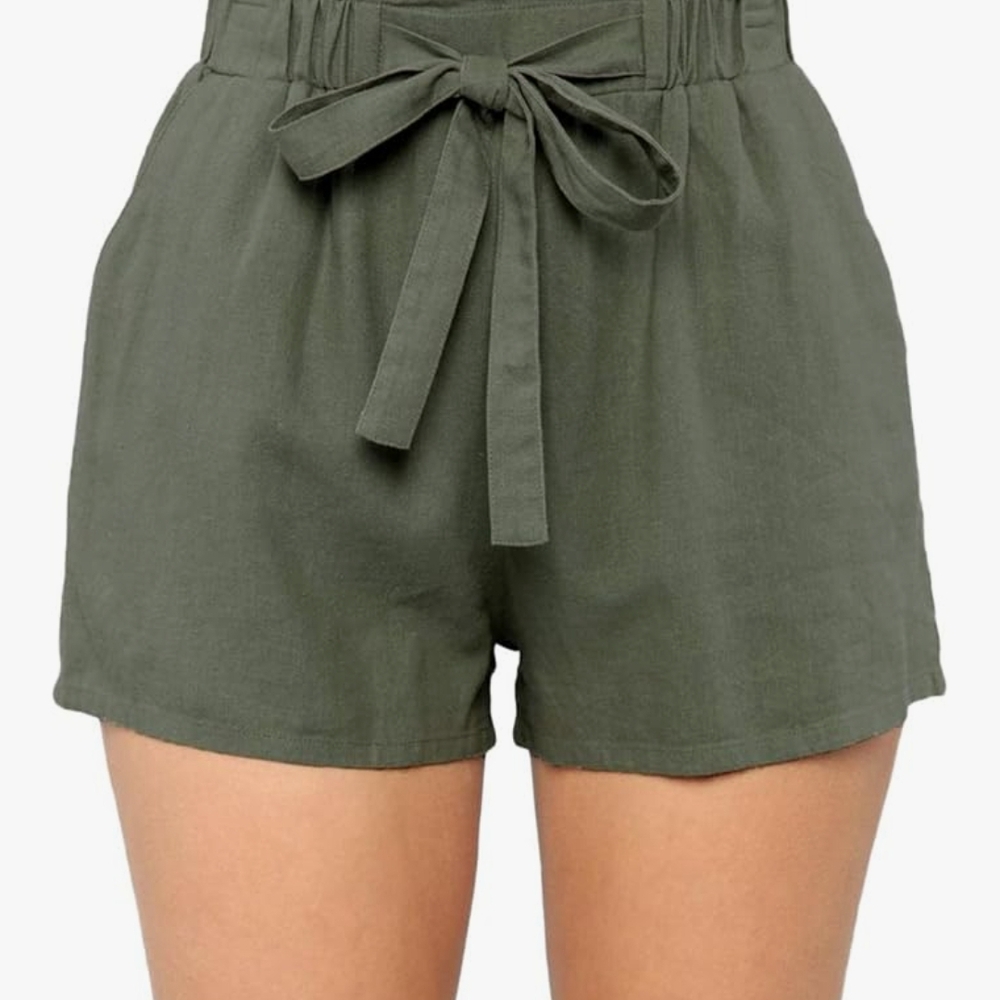 Olive Green Women's Shorts